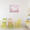 Stupell Industries Walking Cat on Pastel Pink Canvas, design by Clare Tupper